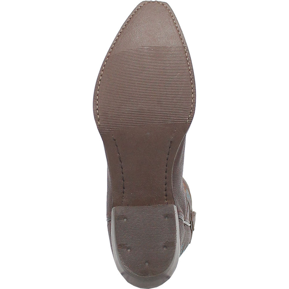Dingo Gold Rush Brown Leather Snip Toe Western Cowboy Boots (USA Men Size)