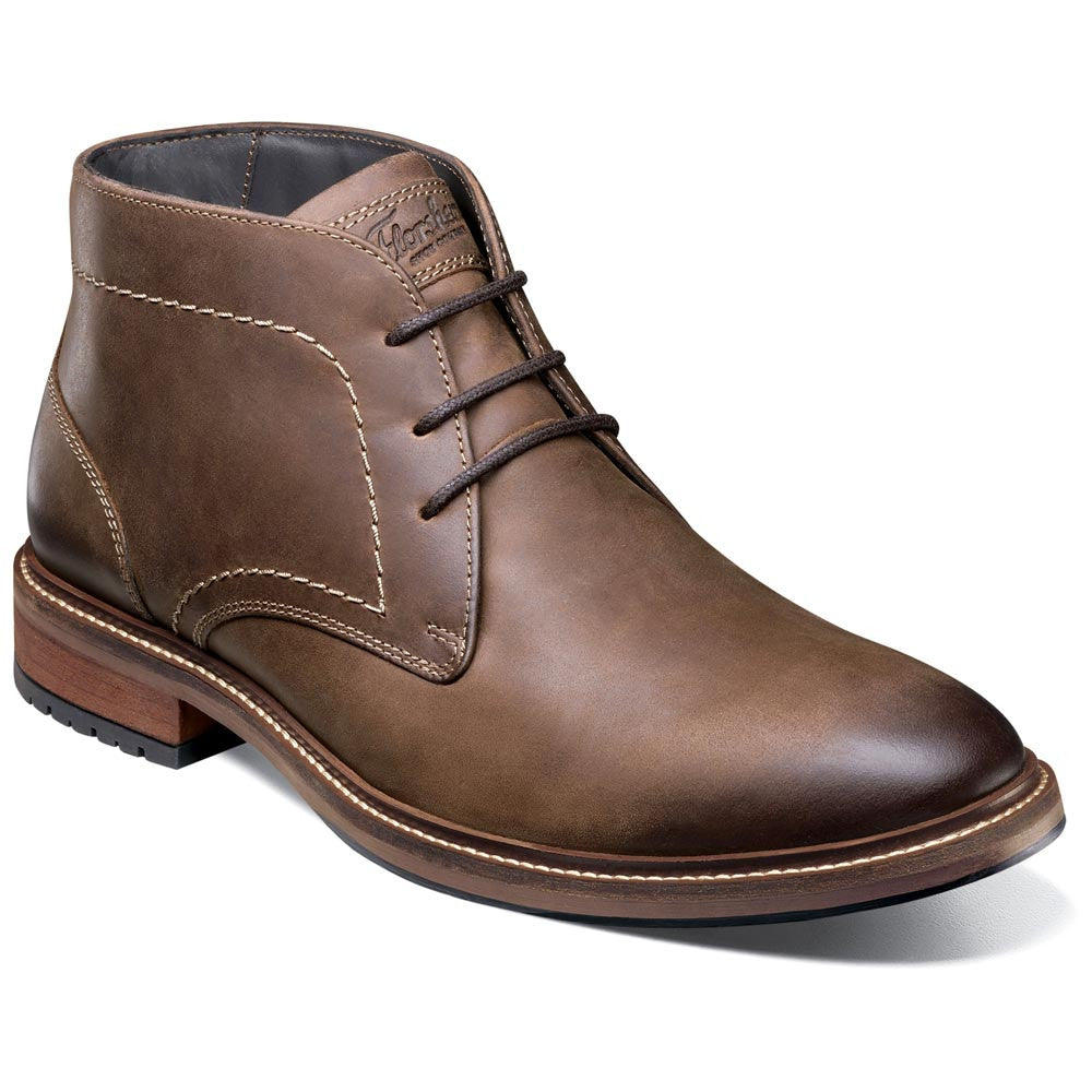 Forge Plain Toe Chukka Boot | Florsheim Brown CH Dress Boots for Men