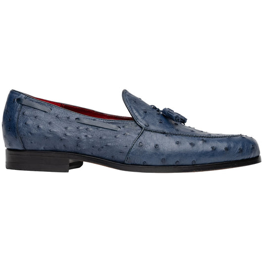 Marco Di Milano Aubiere Navy Ostrich Loafers
