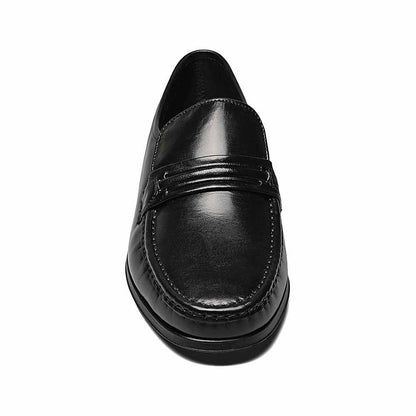 Florsheim Como Black Moc Toe Strap Loafer