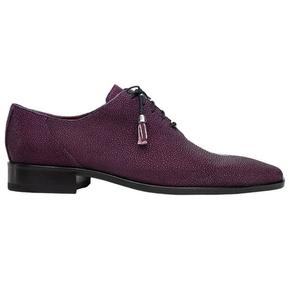 Marco Di Milano Rimini Genuine Stingray Lace-Up Shoe - Purple
