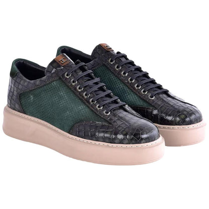 Corrente Men's Fashion Sneaker - Green