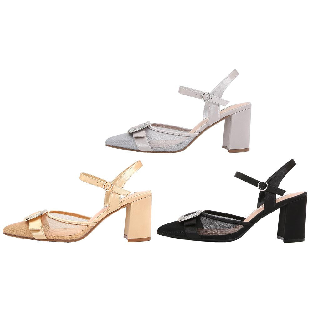 Lady Couture Bianca 3” Heel Pump in Silver