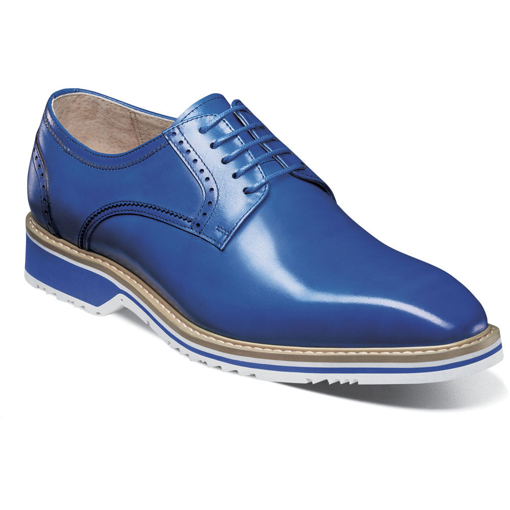Stacy Adams Barringer Plain Toe Oxford in Navy