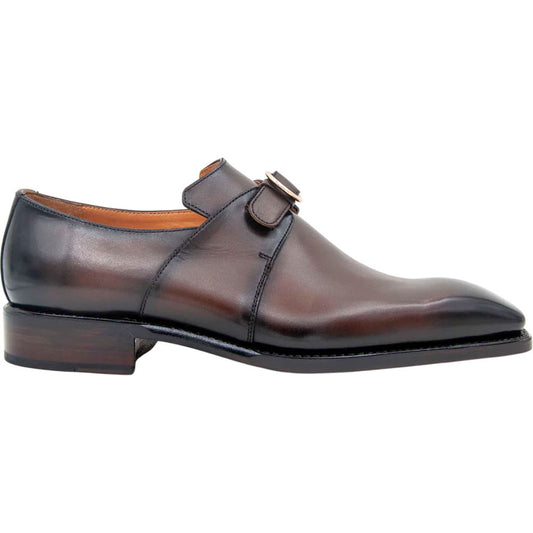 Ugo Vasare Christopher Brown Calfskin Leather Shoes