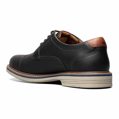 Florsheim Norwalk Black CH Soft Leather Cap Toe Casual Derby (USA Men Size)