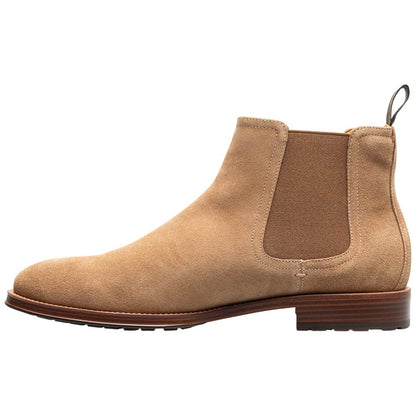 Florsheim Men's Lug Sand Suede Leather Chelsea Boot Rucci