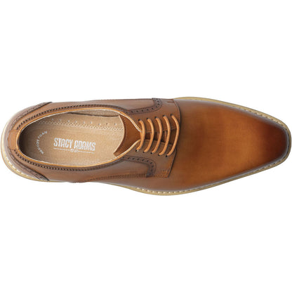 Stacy Adams Barringer Plain Toe Oxford in Tan