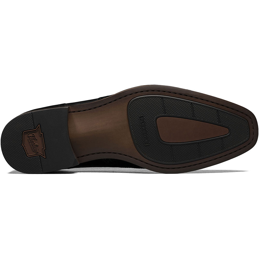 Florsheim Sorrento Black Plain Toe Single Monk Strap Shoes