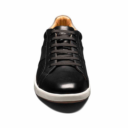 Florsheim Crossover Black Smooth Leather Lace Up Casual Sneaker (US Men Size)