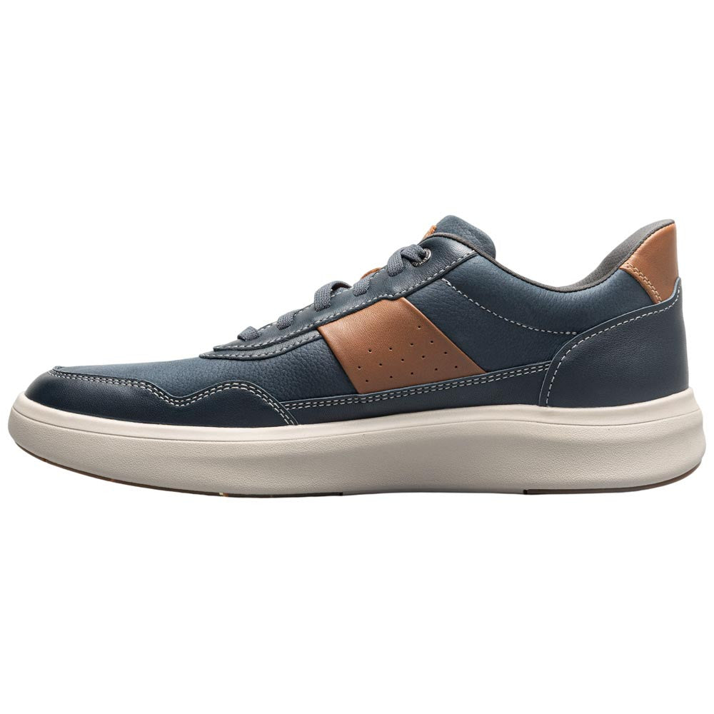 Florsheim Crosstour Men's Navy & Cognac Leather Hands Free Casual Lace Up Shoe