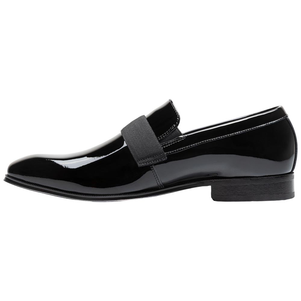 Florsheim Men's Hi Shine Black Patent Leather Strap Loafer