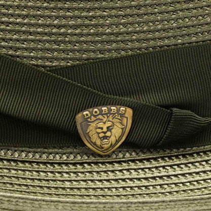 Dobbs Rosebud Olive Florentine Milan Straw Dress Hat