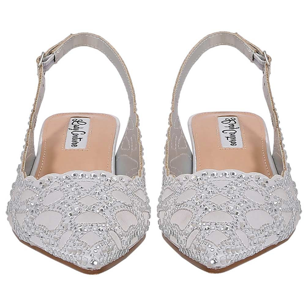 Lady Couture Kaite Pump 2" Heel in Silver