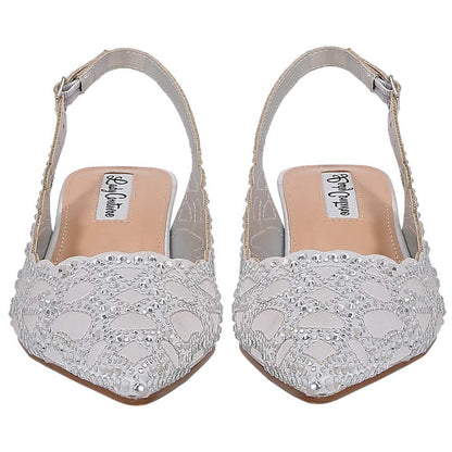 Lady Couture Kaite Pump 2" Heel in Silver