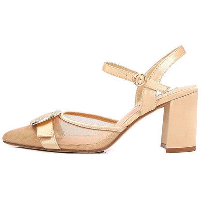 Lady Couture Bianca 3” Heel Pump in Gold