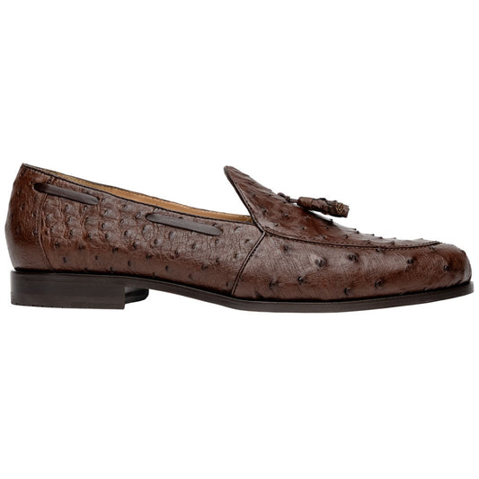 Marco Di Milano Aubiere Brown Ostrich Loafers