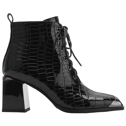 Lady Couture Fantastic Black Style-Forward Ankle Boots