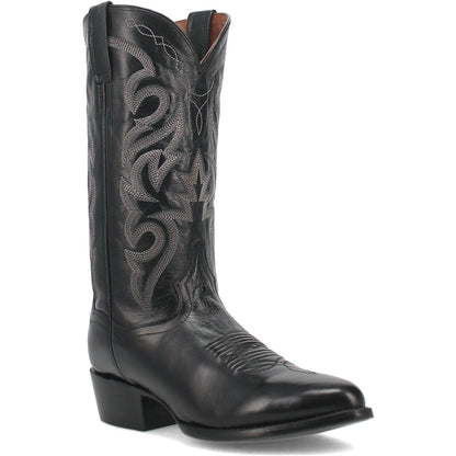 Dan Post Men’s Milwaukee 13” Round Medium Toe Black Leather Cowboy Boot