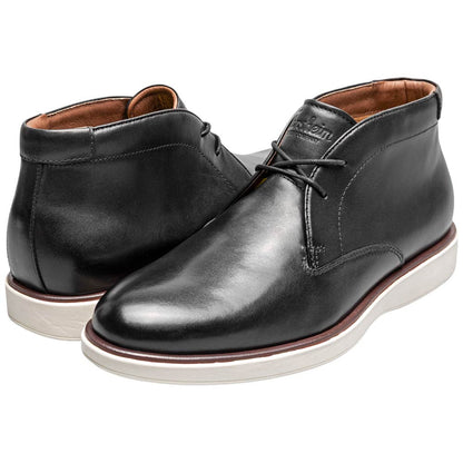 Florsheim Avenue Men's Black Smooth Leather Plain Toe Chukka Boot