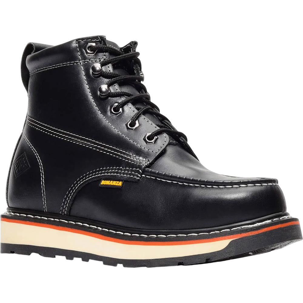 Bonanza Frontier Dual 6" Black Men's Work Boots