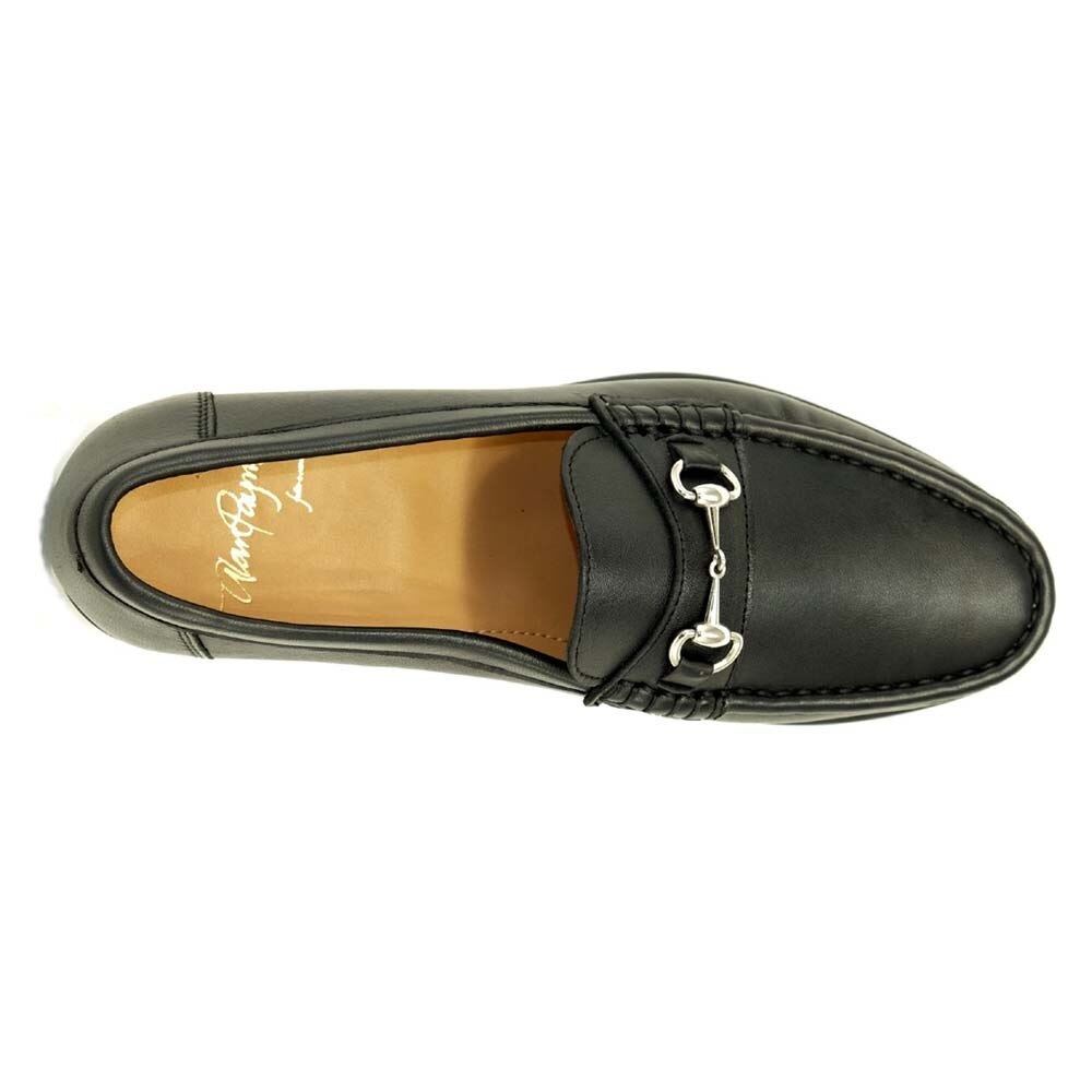 Alan Payne Snaffle Black Sheepskin Loafer