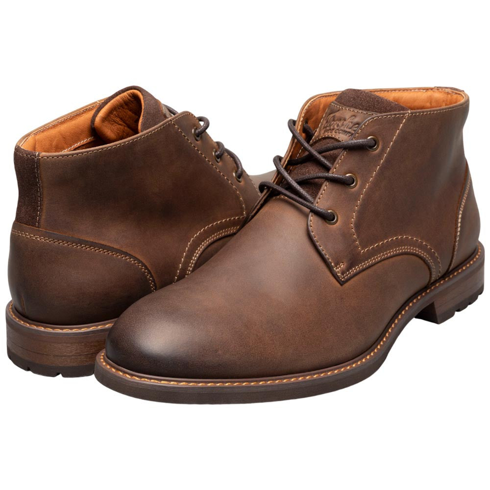 Florsheim Lodge Plain Toe 3-Eye Brown Chukka Boot for Men
