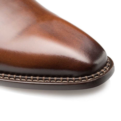 Mezlan Men's Enterprise Plain Toe Balmoral in Brown