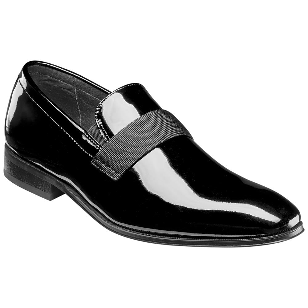Florsheim Men's Hi Shine Black Patent Leather Strap Loafer