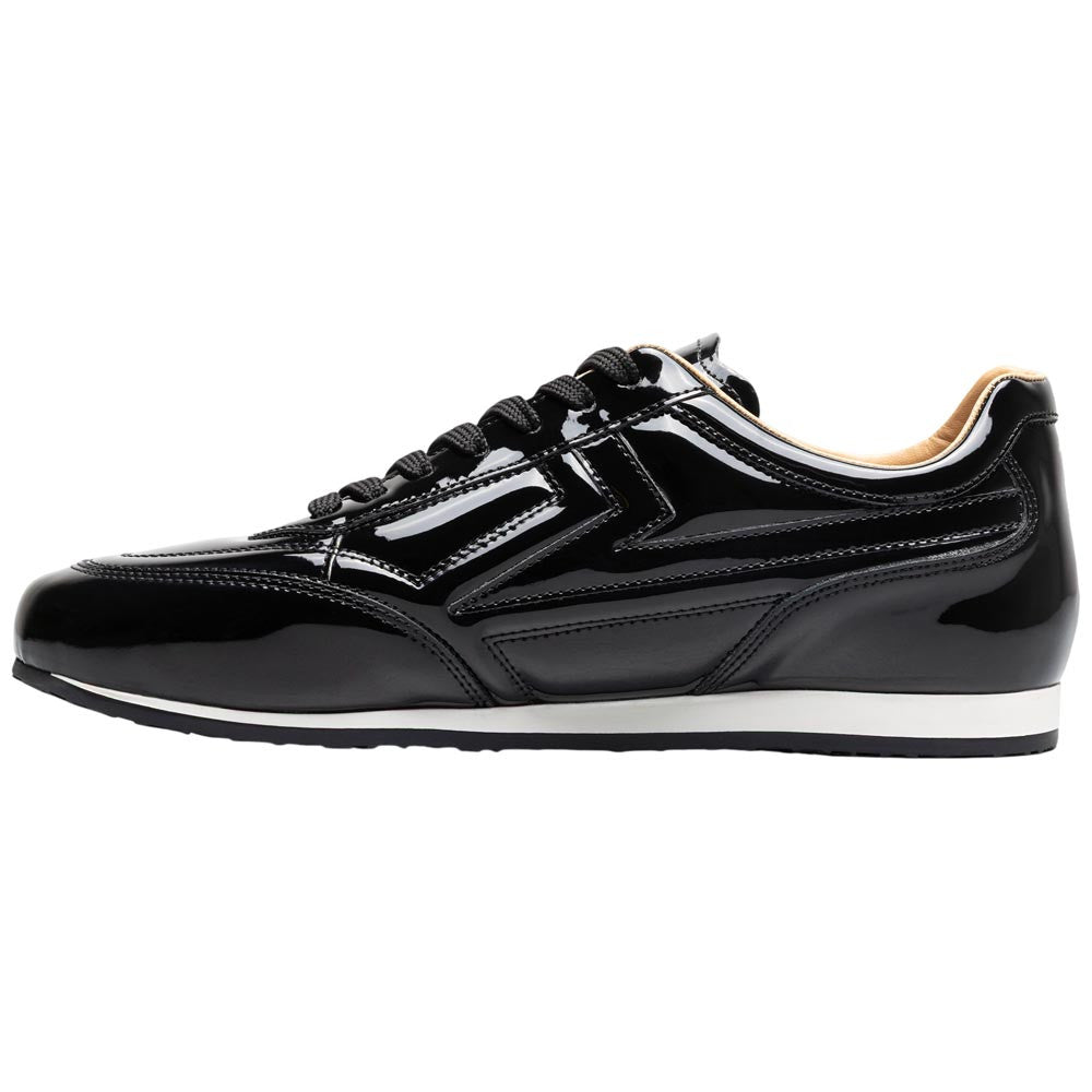 Stacy Adams Action 150 Sporty Lace-Up Sneaker - Black Patent