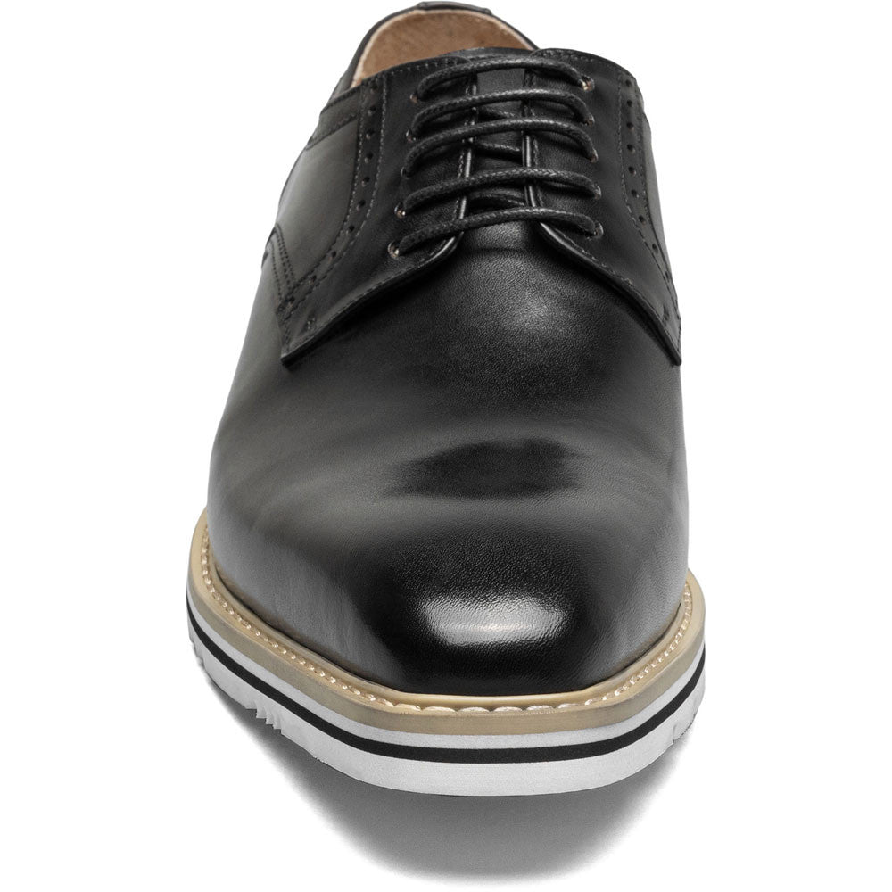 Stacy Adams Barringer Black Smooth Leather Plain Toe Oxford (USA Men Size)