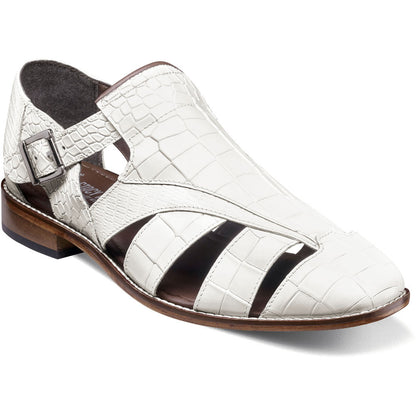 Stacy Adams Calandro City Sandal in White