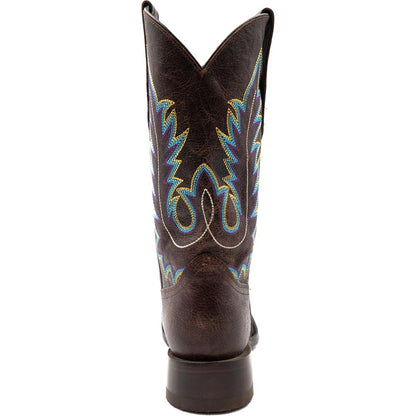 Ferrini Men’s Chase Chocolate Square Toe Leather Cowboy Boots