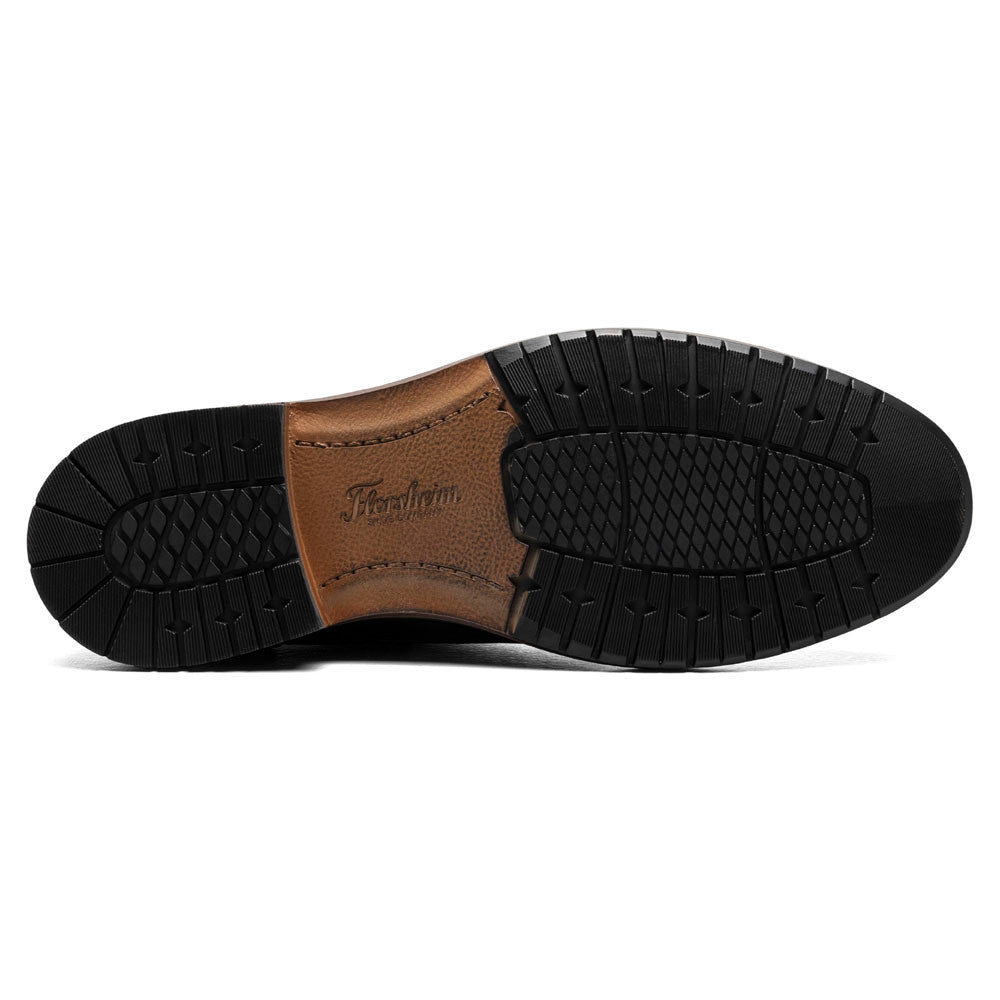 Florsheim Forge Black Smooth Leather Plain Toe Gore Chukka Boots (USA Men Size)