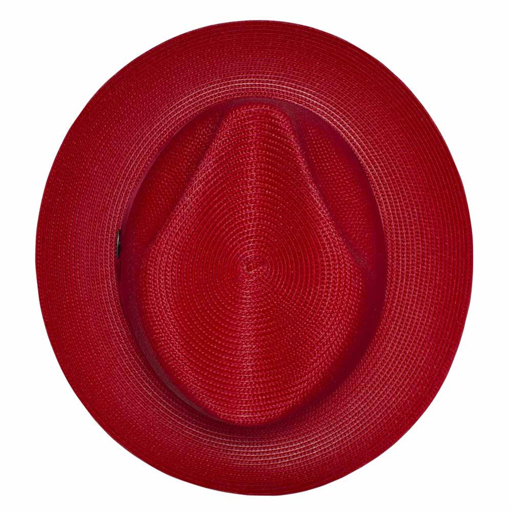 Dobbs Rosebud Red Florentine Milan Straw Hat