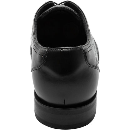 Stacy Adams Bryant Black Smooth Burnished Leather Wing Toe Oxford (USA Men Size)