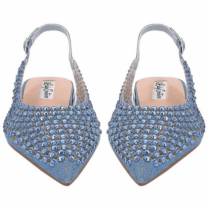 Lady Couture 0.75” Heel Emmy Flats in Blue