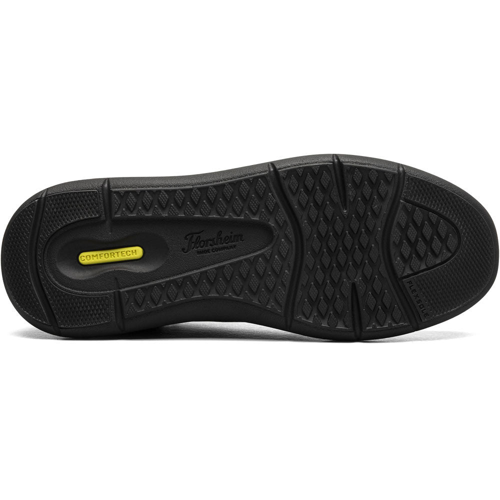Florsheim Fleet Black Multi Knit Elastic Lace Casual Sneaker