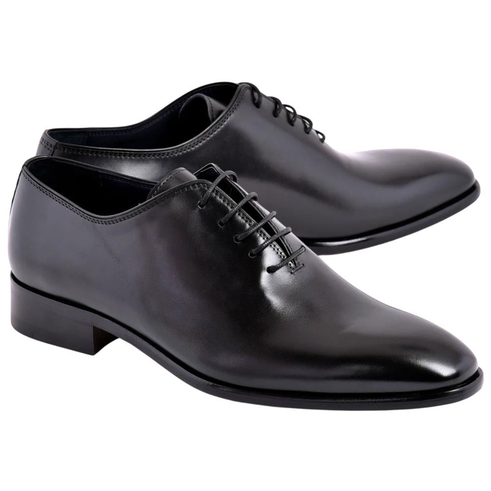 Corrente Men's Calfskin Lace-Up Oxford - Black