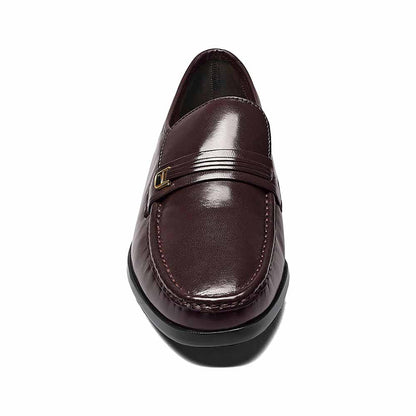 Florsheim Riva Burgundy Moc Toe Bit Loafer