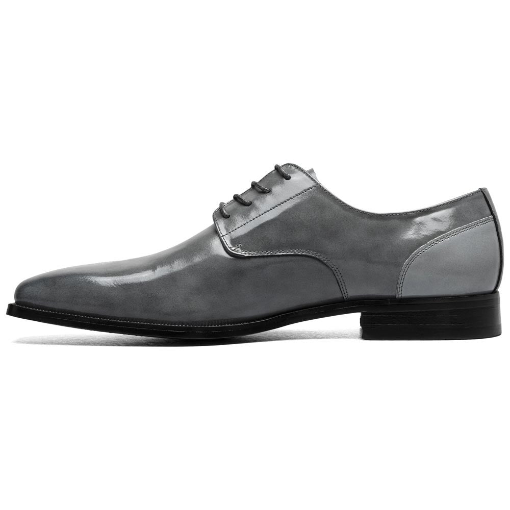 Stacy Adams Palmento Smooth Leather Gray Modified Cap Toe Oxford (US Men Size)