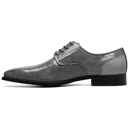 Stacy Adams Palmento Smooth Leather Gray Modified Cap Toe Oxford (US Men Size)