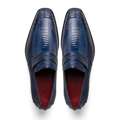MARCO DI MILANO Fangio Denim Blue Classic Penny Loafer