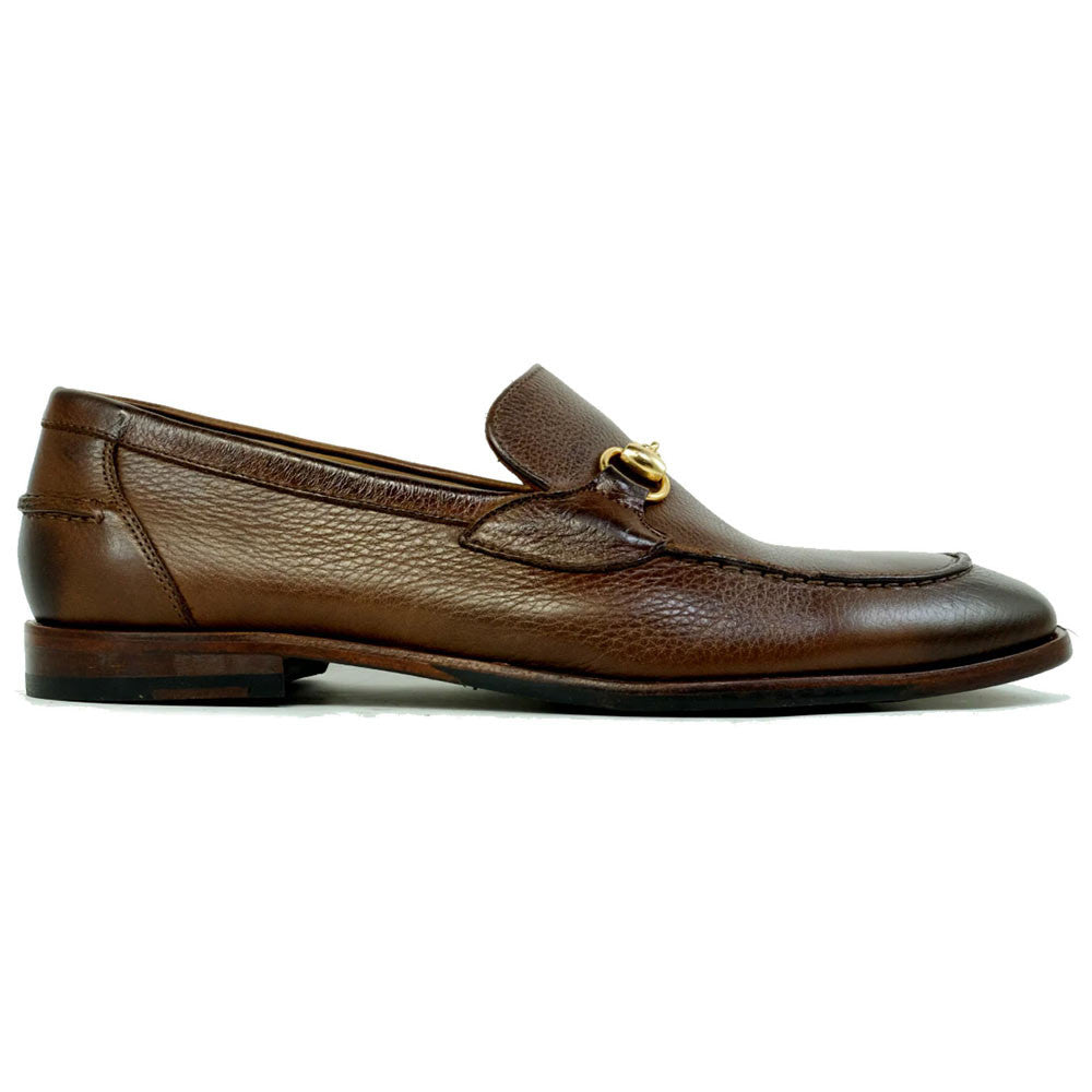 Alan Payne Miami Brown Leather Bit Slip-On Loafers