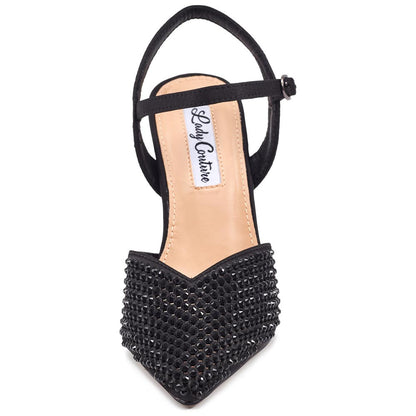 Lady Couture Tango Pump 4” Heel in Black