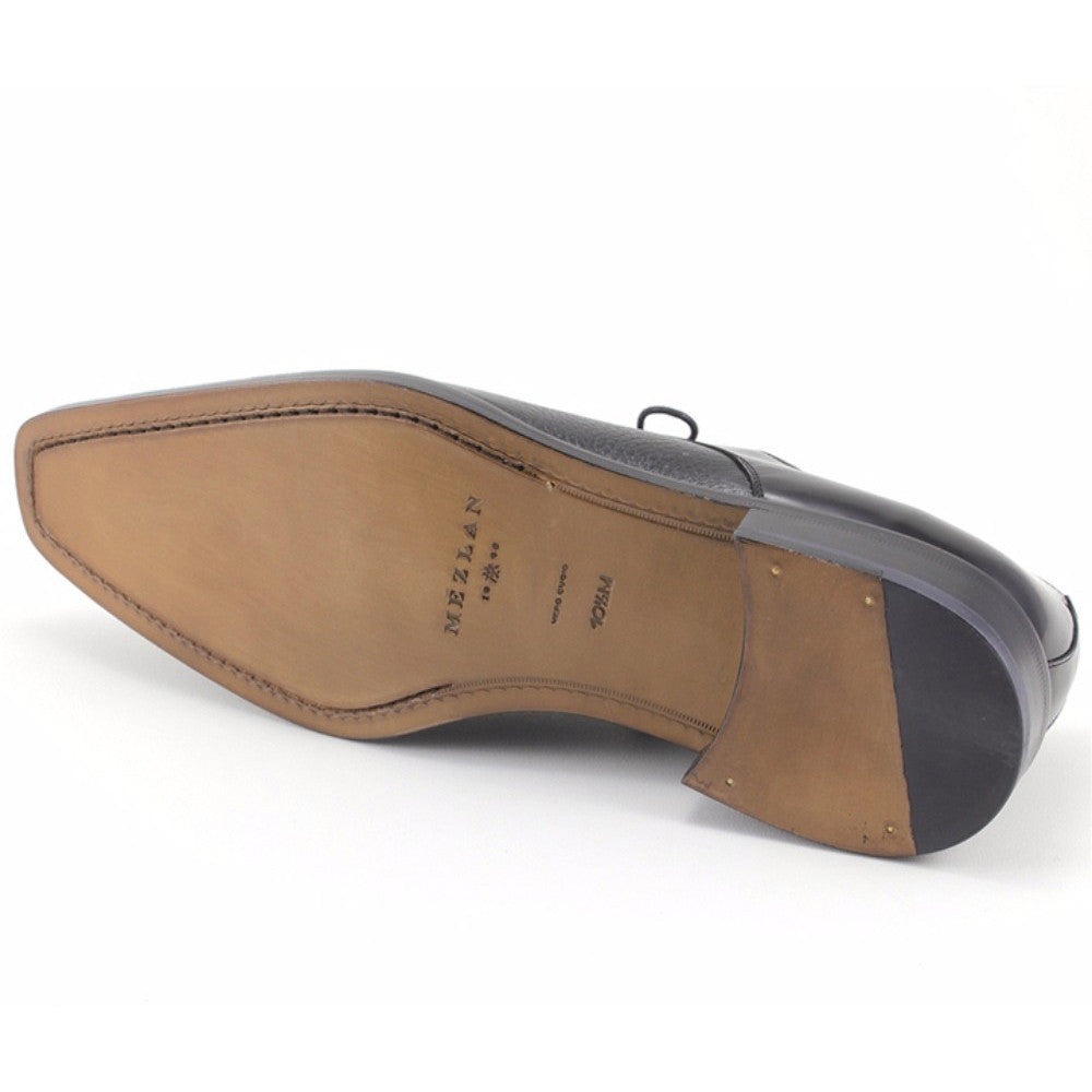 Mezlan Soka Black Oxfords Real Deerskin