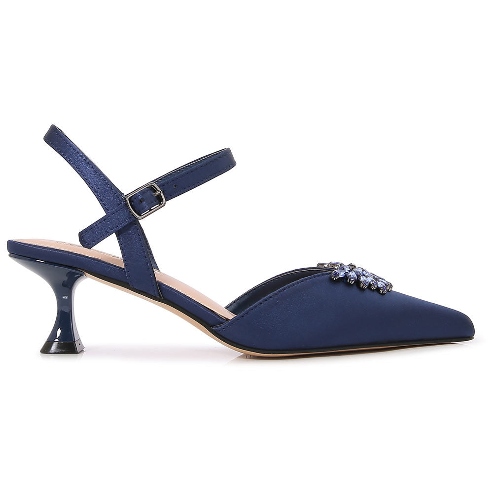 Lady Couture 2" Heel Classy Pump in Navy