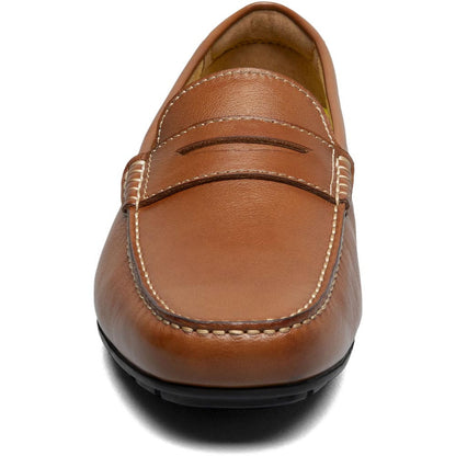 Florsheim Motor Cognac Smooth Leather Moc Toe Penny Driving Shoes (USA Men Size)