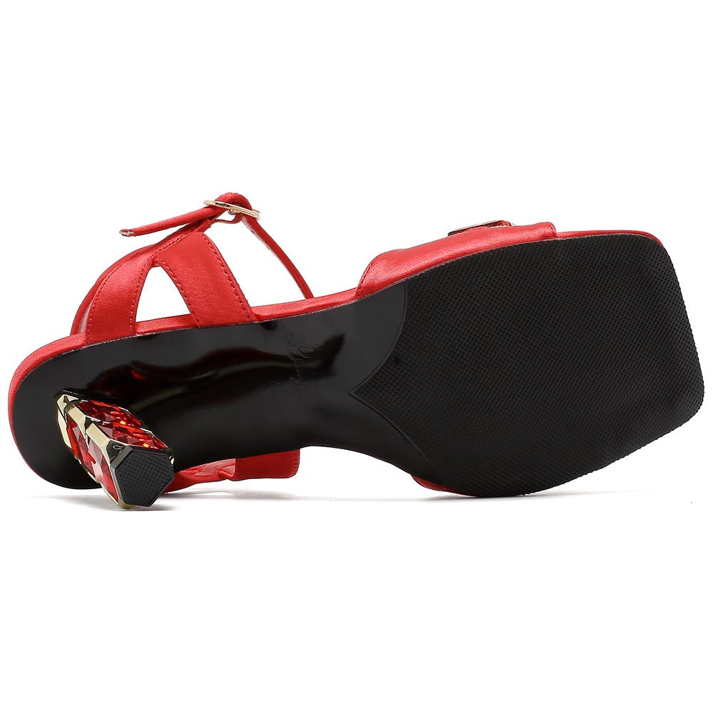 Lady Couture Delight 2.5" Sandal in Red