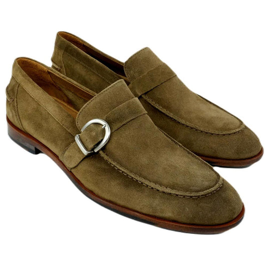 Alan Payne Daytona Madero Suede Leather Sole Loafers